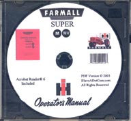 Farmall Super M & MV Owners Manual PDF Farmall Super M & MV Owners Manual PDF